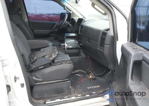 2014 Nissan Titan Sv из США, поврежденный, VIN 1N6BA0ED6EN503671